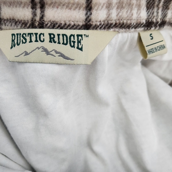 Rustic Ridge Button Down Shacket Plaid Size Small Women’s - Picture 2 of 7